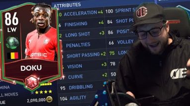 The Fastest Card in FIFA Mobile 22! But Can He Hit the Net?! New Beginnings Jérémy Doku Review