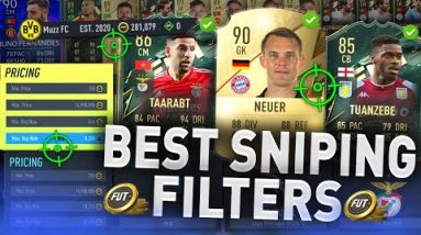 MAKE 250K RIGHT NOW WITH THESE SNIPING FILTERS! 🥳 #74 (FIFA 22 BEST SNIPING FILTERS TO MAKE COINS)