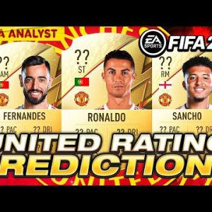 MAN UTD FIFA 22 RATING PREDICTIONS! 🔥 93 CR7?! BRUNO FERNANDES UPGRADE?! FUT 22 PLAYER RATINGS