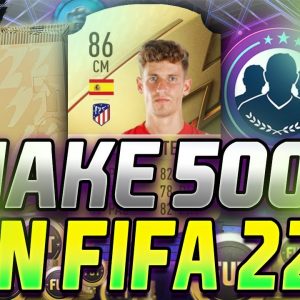 HOW TO MAKE YOUR FIRST 500K ON FIFA 22! MAKE COINS ON FIFA 22 STRAIGHT AWAY BY DOING THIS! FIFA 22