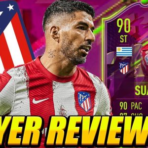 EL PISTOLERO! 🤠 90 RULEBREAKERS SUAREZ PLAYER REVIEW! THE BEST ST IN FIFA 22! BETTER THAN 94 MID R9!