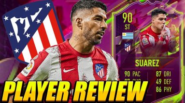 EL PISTOLERO! 🤠 90 RULEBREAKERS SUAREZ PLAYER REVIEW! THE BEST ST IN FIFA 22! BETTER THAN 94 MID R9!