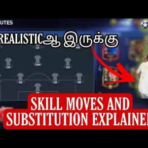 SKILL MOVES AND SUBSTITUTION EXPLAINED|| FIFA MOBILE 22|| #NOTOPUP|| LW RITHIK
