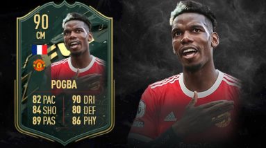 PAUL POGBA - WINTER WILDCARDS FIFA 22 PLAYER REVIEW I FIFA 22 ULTIMATE TEAM