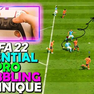 This PRO DRIBBLING TIP will WIN YOU MORE GAMES in FIFA 22 | FIFA 22 DRIBBLING TUTORIAL