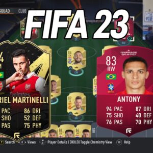 FIFA 23 - 84 TOTW Martinelli + 83 World Cup Antony PLAYER REVIEW - This Brazilian Duo Is INCREDIBLE!