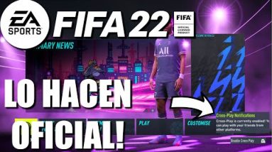 EA SPORTS LO HACE OFICIAL! LLEGA EL CROSSPLAY A FIFA 22 Y SE PREPARA PARA FIFA 23!