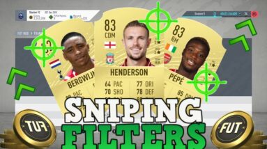 FIFA 20 BEST SNIPING FILTERS! MAKE 200K EVERY HOUR USING THESE FILTERS! HOW TO TRADE ON FIFA 20!