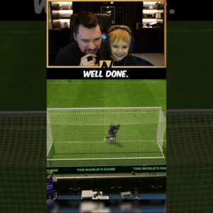 My 3 year old son plays his first game of FC24!