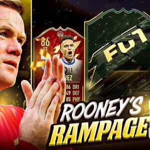 MY BEST FUT CHAMPION REWARDS YET!! ROONEY'S RAMPAGE #76 (FIFA 22)