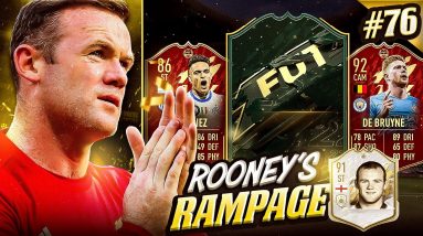 MY BEST FUT CHAMPION REWARDS YET!! ROONEY'S RAMPAGE #76 (FIFA 22)