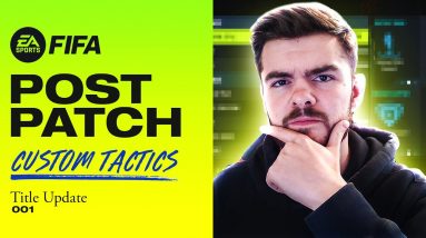My **POST PATCH** Rank 1 Custom Tactics - FIFA 22 Ultimate Team