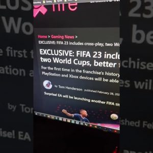 FIFA 23 is getting Cross play between PlayStation, Xbox and PC! 🎉🎉🎉 Finally!