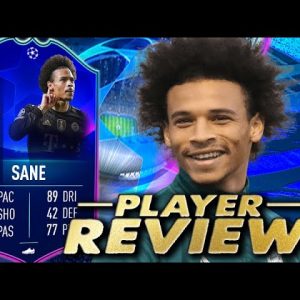 88 TOTGS SANE PLAYER REVIEW UCL TEAM OF THE GROUPSTAGE SANE FIFA 22 ULTIMATE TEAM