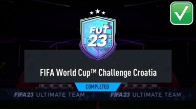 FIFA WORLD CUP CHALLENGE CROATIA SBC SOLUTION - FIFA 23 WORLD CUP CHALLENGE CROATIA *COMPLETED*