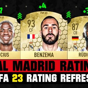 FIFA 23 | REAL MADRID PLAYER RATINGS IN FIFA 23! 😱🔥 ft. Benzema, Vinicius JR, Rudiger...