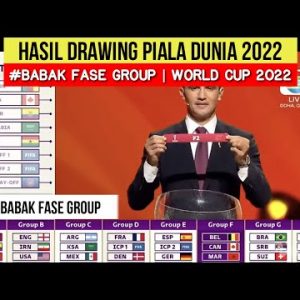 Hasil Drawing Piala Dunia Qatar 2022 | World Cup Qatar 2022 Final Draw | Jadwal Piala Dunia 2022