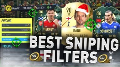 MAKE 250K RIGHT NOW WITH THESE SNIPING FILTERS! 🎄 (FIFA 22 BEST SNIPING FILTERS TO MAKE COINS)