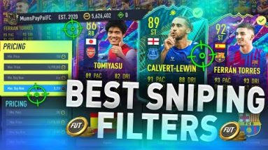 MAKE 150K RIGHT NOW WITH THESE SNIPING FILTERS! 🤩 (FIFA 22 BEST SNIPING FILTERS TO MAKE COINS)