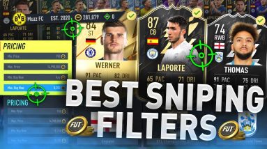 MAKE 100K RIGHT NOW WITH THESE SNIPING FILTERS! 🤩 (FIFA 22 BEST SNIPING FILTERS TO MAKE COINS)