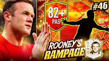 NUMBERS UP IN A 82+ PASSING PACK!! ROONEY'S RAMPAGE #46 (FIFA 22)