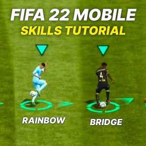 FIFA 22 MOBILE | ALL SKILL MOVES TUTORIAL | Ft. RAINBOW, STEP OVER, ROULETTE, FAKE SHOT