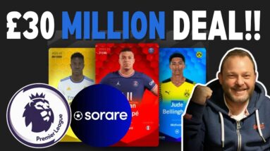 Soccer Premier League Lines Up £30 Million Deal with Sorare NFT Platform