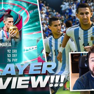 90 Team of The Tournament DI MARIA Player Review! 4 ⭐ Weak Foot Upgrade
