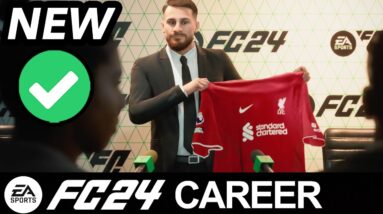 OFFICIAL EA SPORTS FC 24 CAREER MODE NEW FEATURES ✅