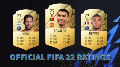 OFFICIAL FIFA 22 RATINGS LIVE AND 6PM CONTENT!