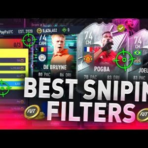 QUICK WAY OF MAKING 100K COINS RIGHT NOW?! 🤔 (FIFA 22 BEST SNIPING FILTERS TO MAKE COINS)