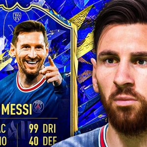 THE FINESSE SHOT KING! 👑 98 TOTY MESSI PLAYER REVIEW! - FIFA 22 Ultimate Team