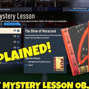 HOW TO COMPLETE HISTORY MYSTERY LESSON OBJECTIVES! - FIFA 23 Ultimate Team