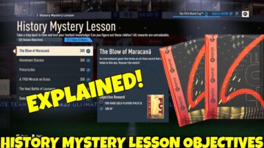 HOW TO COMPLETE HISTORY MYSTERY LESSON OBJECTIVES! - FIFA 23 Ultimate Team