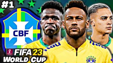 FIFA 23 BRAZIL World Cup Mode EP1 - WE HAVE AN INSANE SQUAD🔥🇧🇷