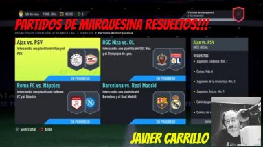 PARTIDOS DE MARQUESINA RESUELTOS!!! | POTM LIGUE 1 SEKO FOFANA!!! | FIFA 22