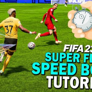 This SUPER FLICK SPEED BOOST is OVERPOWERED in FIFA 23! *META* SPEED BOOST TUTORIAL | FIFA 23