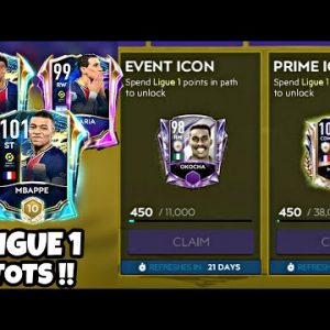 OMG!! LIGUE 1 TOTS PLAYERS & ICONS IN FIFA MOBILE 21! TOTS MBAPPE, NEYMAR! TOTS | FIFA MOBILE 21