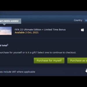 POV: you’ve just pre-ordered FIFA 22