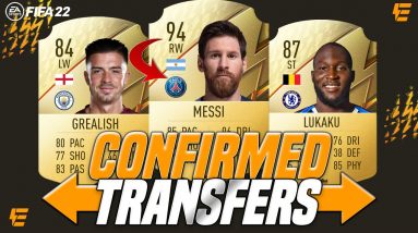 'MESSI TO PSG CONFIRMED!' FIFA 22 CONFIRMED NEW TRANSFERS | FT. MESSI, GREALISH & LUKAKU