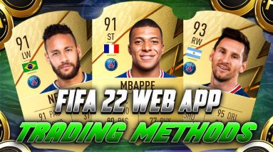 HOW TO TRADE ON THE FIFA 22 WEB APP! BEST TRADING METHODS! FIFA 22 Ultimate Team