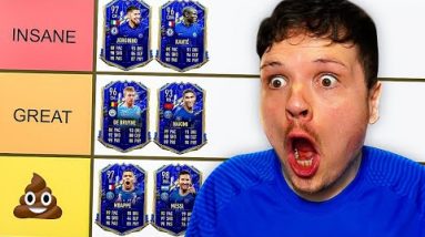 RANKING EVERY TOTY ON FIFA 22! | Team Of The Year Tier List...