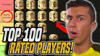 RANKING THE TOP 100 PLAYERS IN FIFA 22!