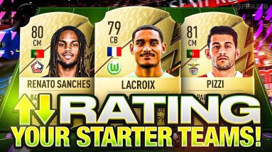 RATING YOUR FIFA 22 STARTER SQUADS! #FIFA22 ULTIMATE TEAM