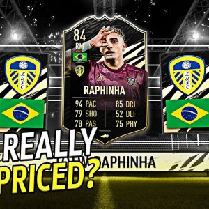 IS HE REALLY OVERPRICED? | 84 TOTW RAPHINHA PLAYER REVIEW! | FIFA 21 Ultimate Team