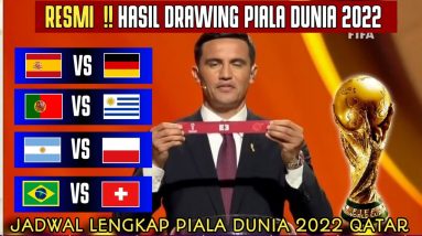 RESMI !! HASIL DRAWING PIALA DUNIA 2022 - WORLD CUP QATAR 2022 FINAL DRAW