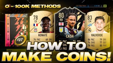 HOW TO MAKE COINS AT THE START OF FIFA 22! 0 - 100K TRADING METHODS! FIFA 22 Ultimate Team