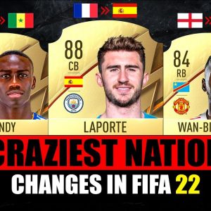 FIFA 22 | CRAZIEST NATION CHANGES IN FIFA 22! 😵🔥 ft. Mendy, Laporte, Wan Bissaka… etc