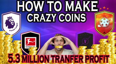 HOW TO MAKE INSANE COINS ON THIS MARKET RIGHT NOW | FIFA 22 | 5.3 MILLION TRANFER PROFIT