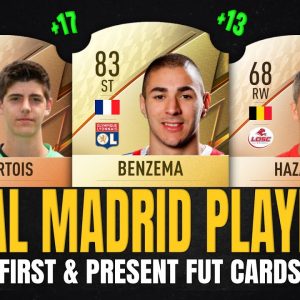 FIFA 22 | REAL MADRID FIRST & PRESENT FUT CARDS! 😱🔥 | FT. BENZEMA, HAZARD, COURTOIS... etc